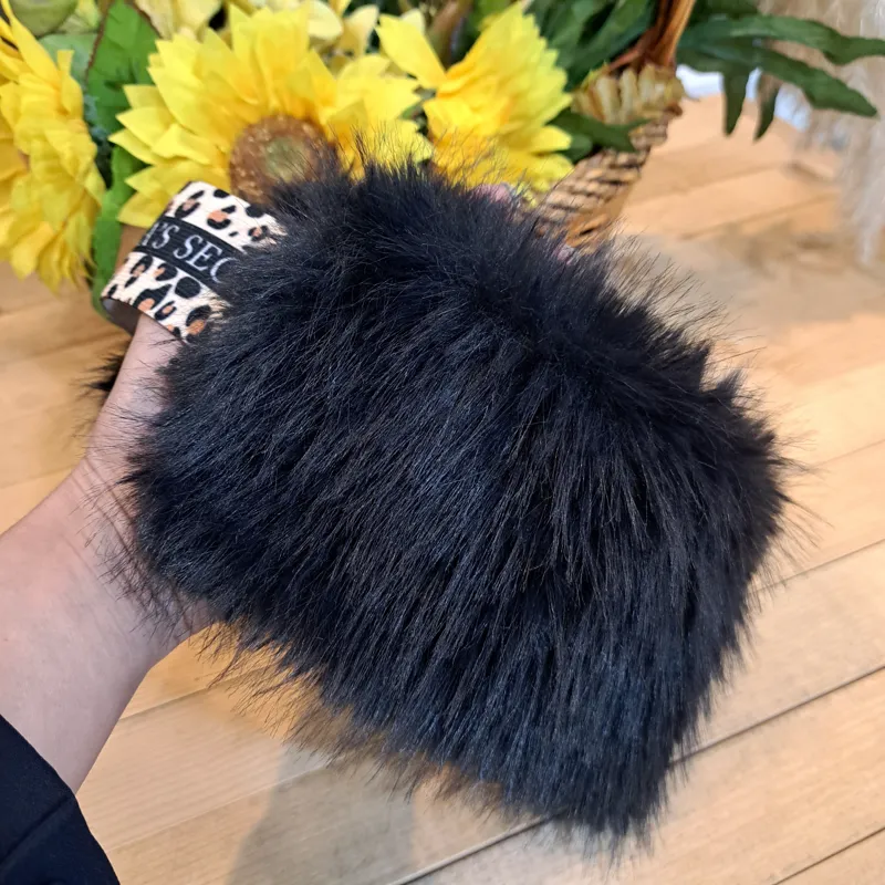 هد بند روسی خز وارداتی سرمه ای تیره و آهویی زنانه دخترانه